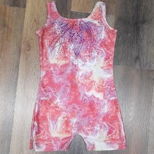 Zaclotre Colorful Sleeveless Shorts Leotard
